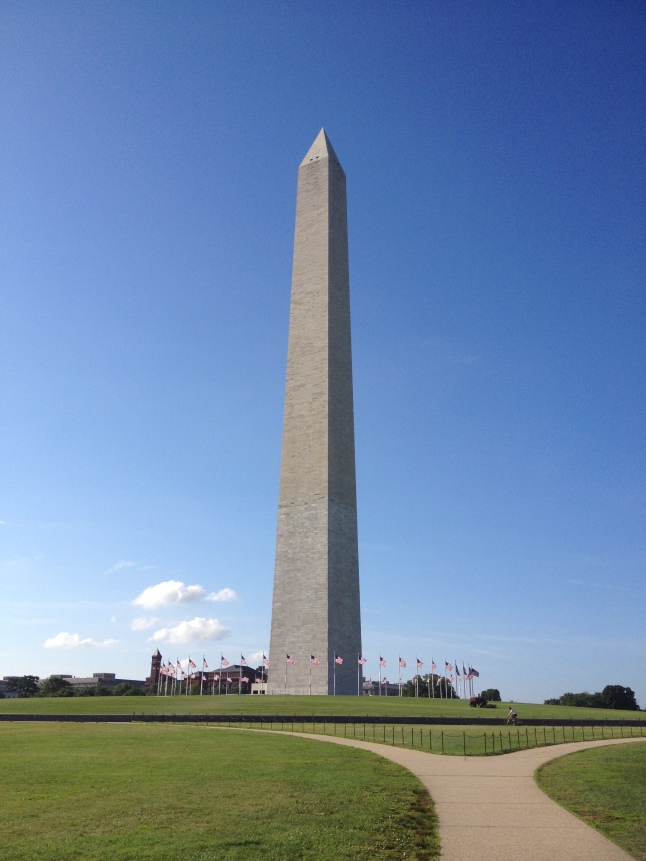 The Washington Monument, guidin' my way